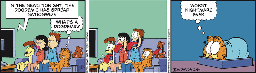 Garfield, February 14, 2024