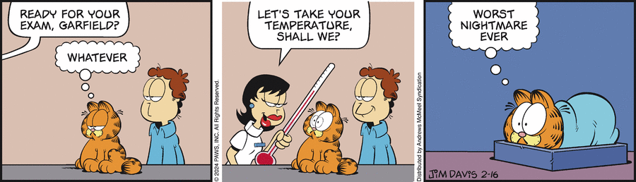Garfield, February 16, 2024