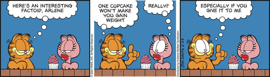 Garfield, February 23, 2024