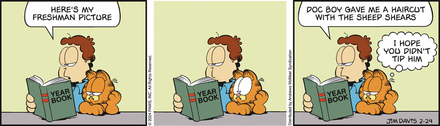 Garfield, February 24, 2024
