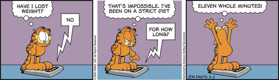 Garfield, March 2, 2024