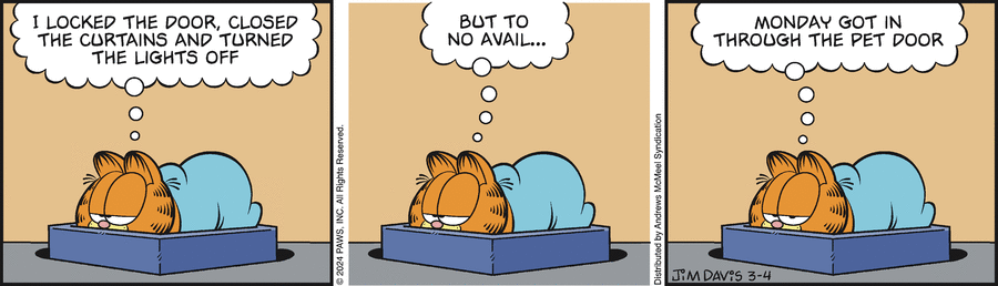 Garfield, March 4, 2024