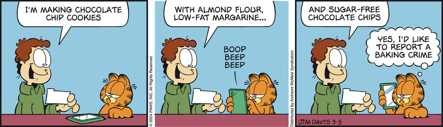 Garfield, March 5, 2024