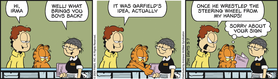 Garfield, March 7, 2024