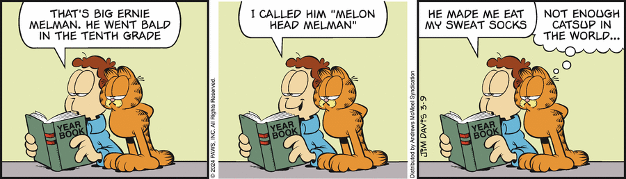 Garfield, March 9, 2024