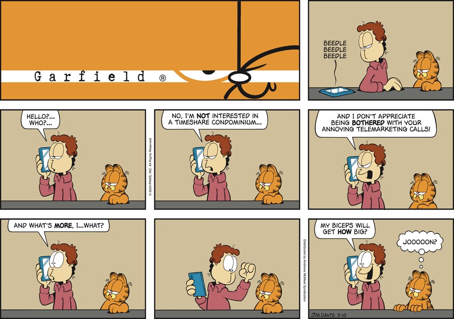 Garfield, March 10, 2024