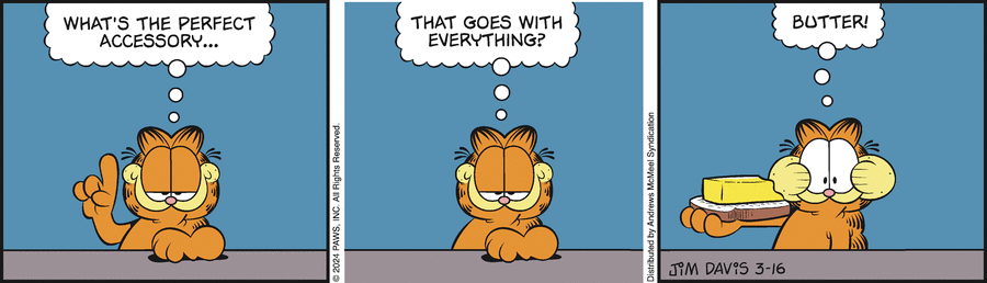 Garfield, March 16, 2024