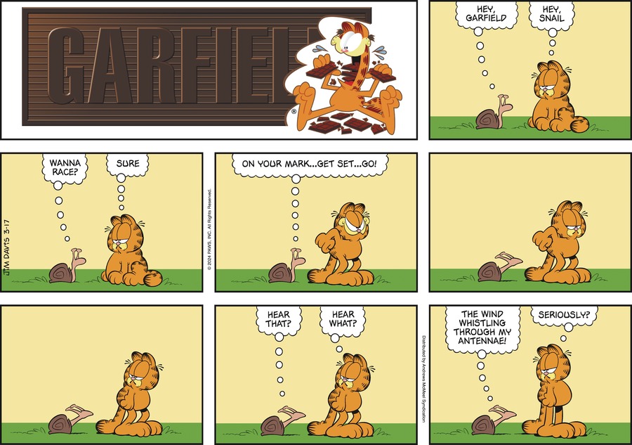 Garfield, March 17, 2024