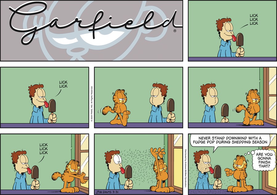 Garfield, March 31, 2024