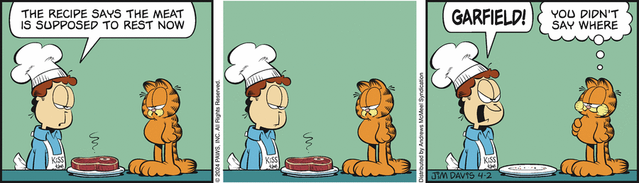 Garfield, April 2, 2024