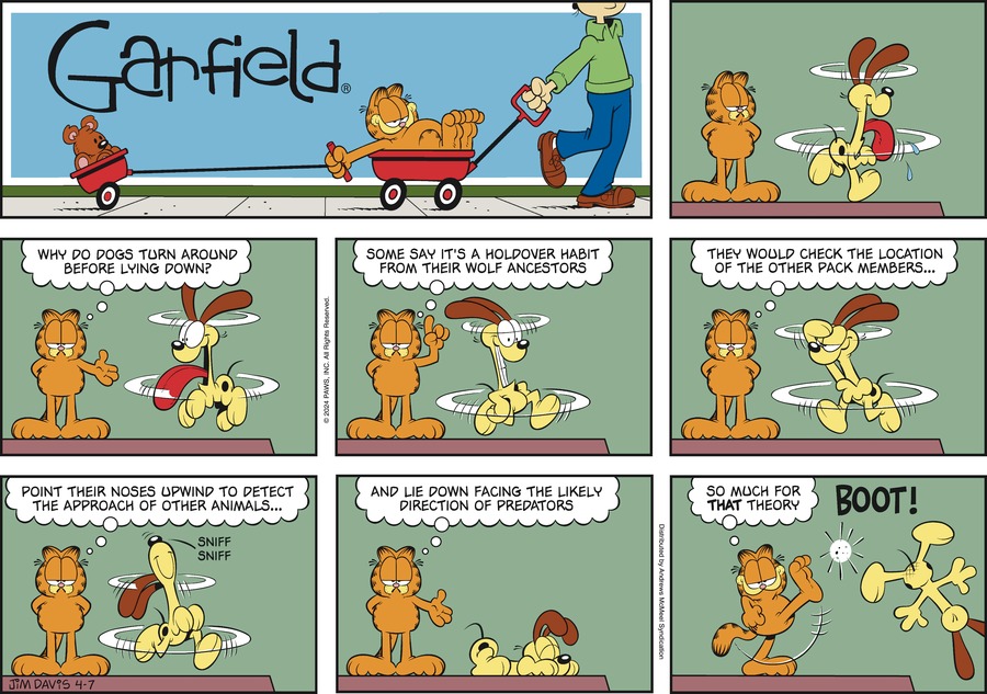 Garfield, April 7, 2024