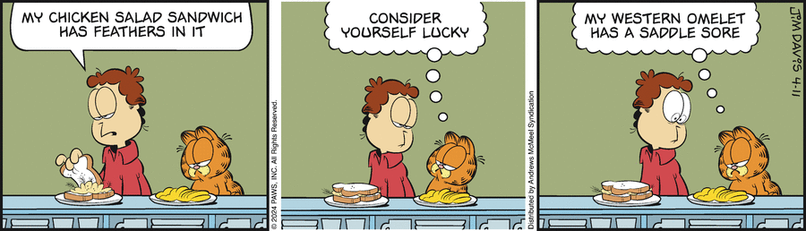 Garfield, April 11, 2024
