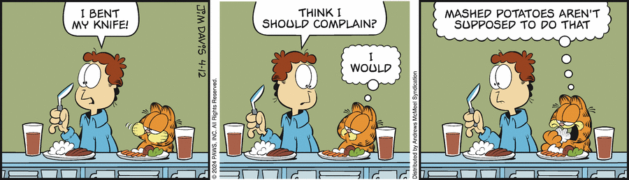 Garfield, April 12, 2024