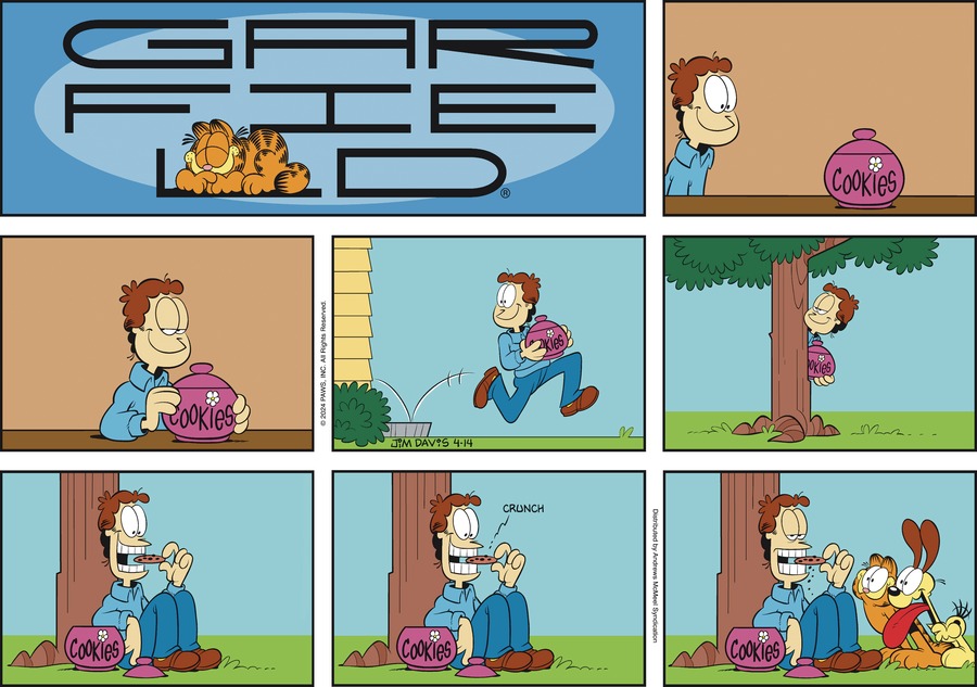 Garfield, April 14, 2024