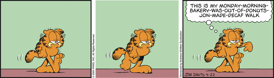 Garfield, April 22, 2024