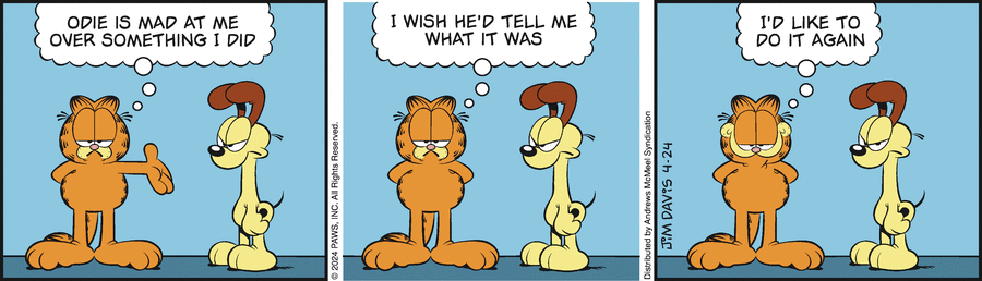 Garfield, April 24, 2024