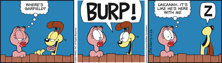 Garfield, April 26, 2024