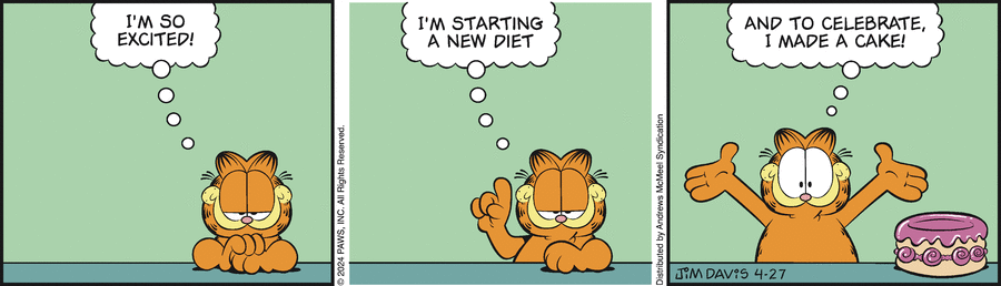 Garfield, April 27, 2024