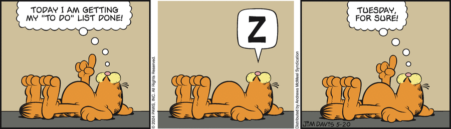 Garfield, May 20, 2024