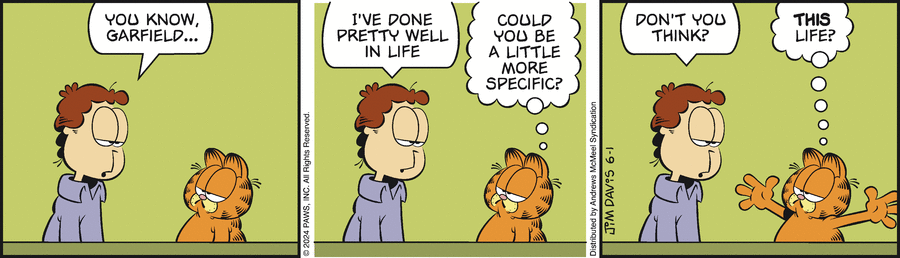 Garfield, June 1, 2024