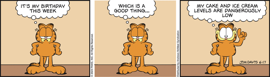 Garfield, June 17, 2024