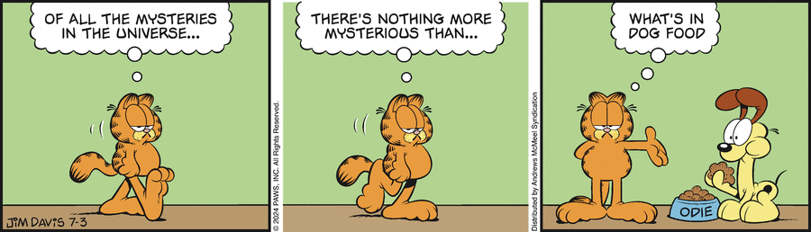 Garfield, July 3, 2024