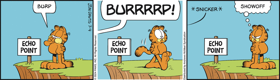 Garfield, July 4, 2024