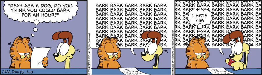 Garfield, July 10, 2024