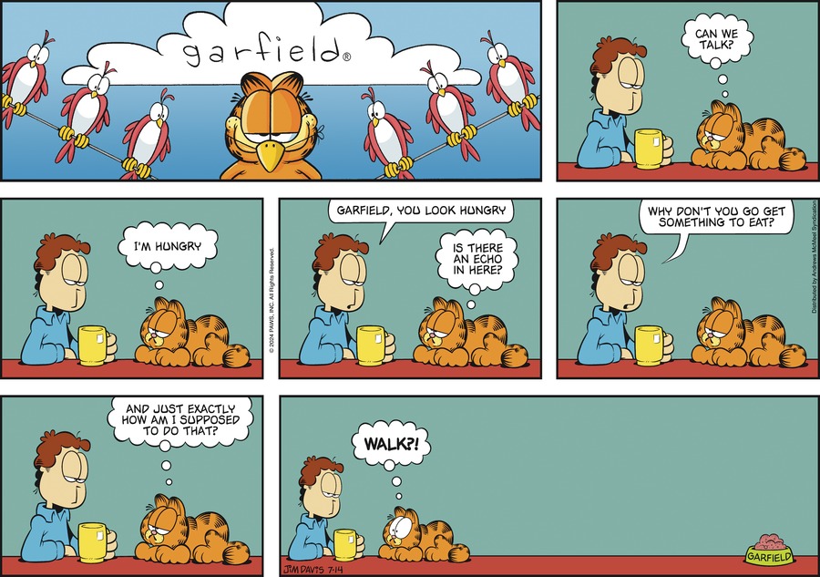 Garfield, July 14, 2024