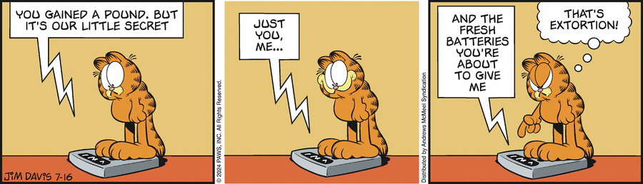 Garfield, July 16, 2024