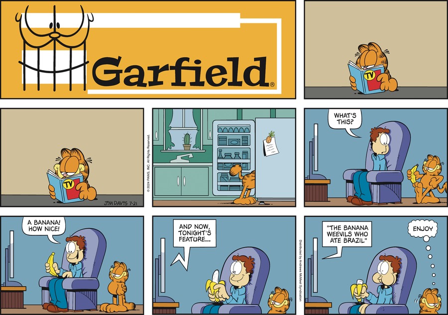 Garfield, July 21, 2024