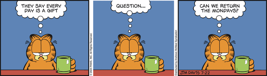 Garfield, July 22, 2024