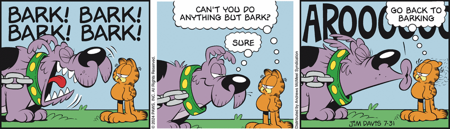 Garfield, July 31, 2024