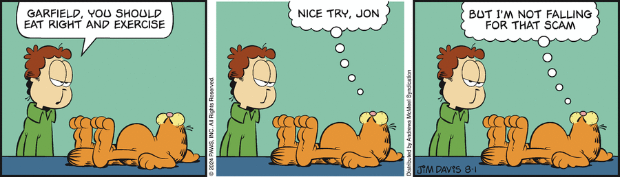 Garfield, August 1, 2024