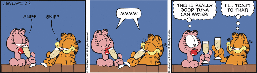 Garfield, August 2, 2024