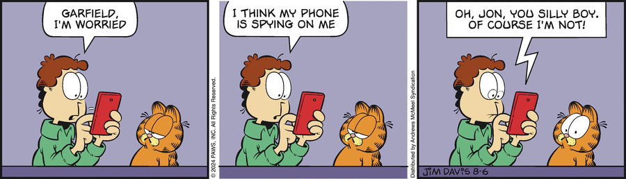 Garfield, August 6, 2024