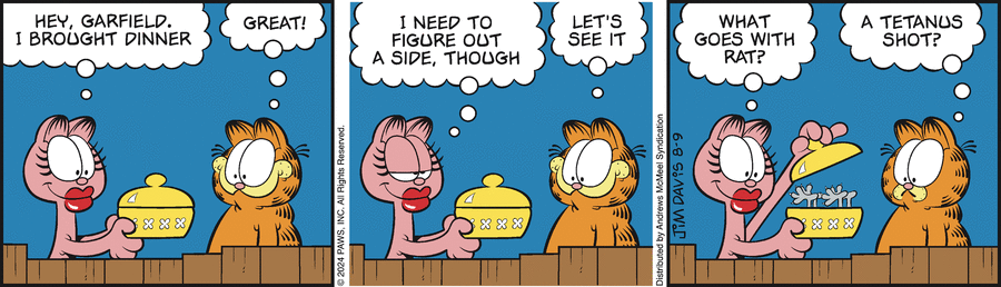 Garfield, August 9, 2024