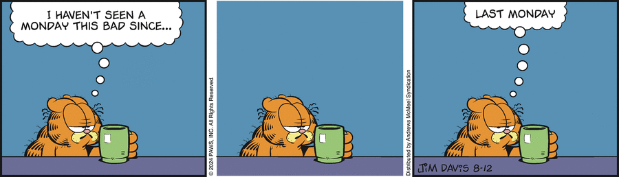 Garfield, August 12, 2024
