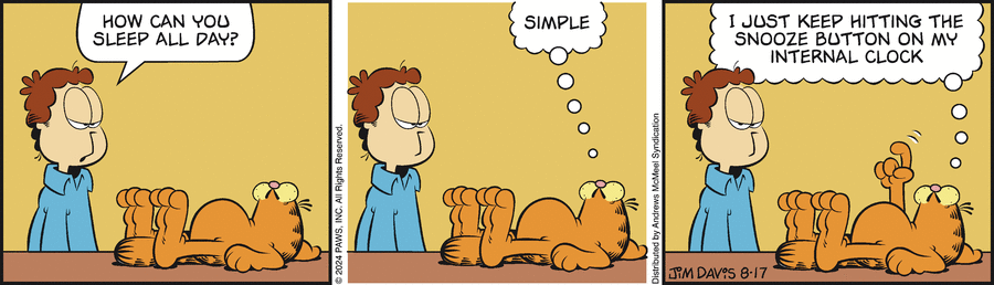 Garfield, August 17, 2024