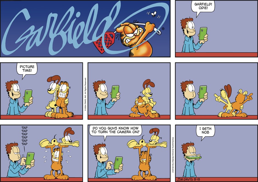 Garfield, August 18, 2024