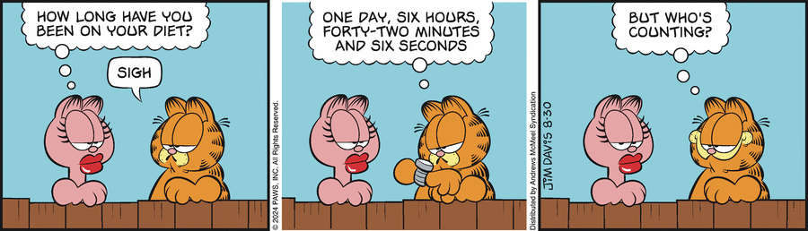 Garfield, August 30, 2024