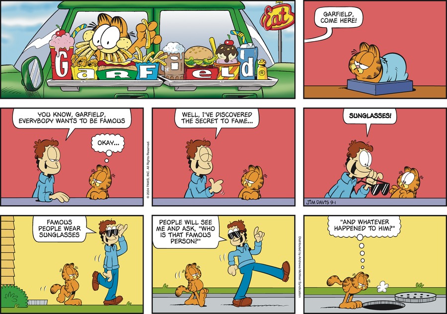 Garfield, September 1, 2024