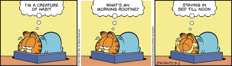 Garfield, September 2, 2024