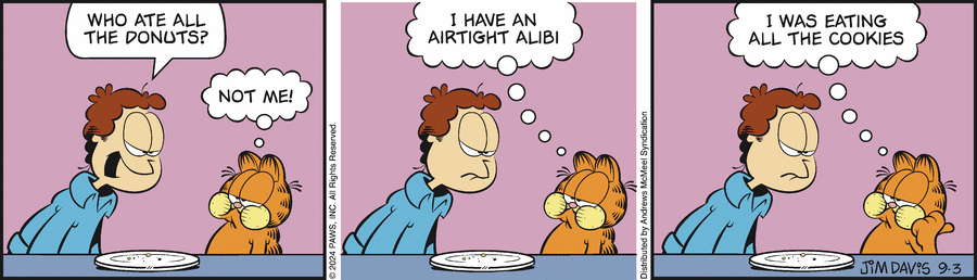 Garfield, September 3, 2024