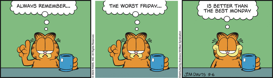 Garfield, September 6, 2024