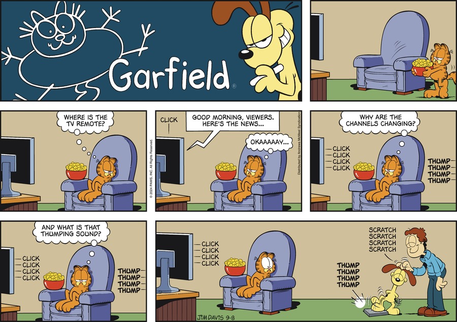 Garfield, September 8, 2024