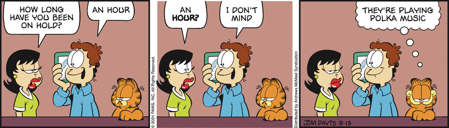 Garfield, September 13, 2024