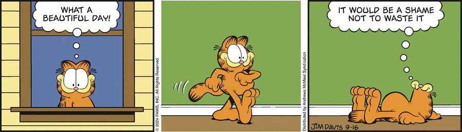 Garfield, September 16, 2024