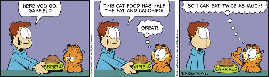 Garfield, September 17, 2024