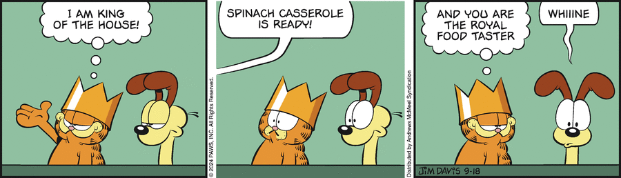Garfield, September 18, 2024